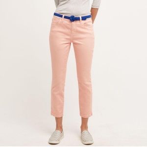 Anthropology Pilcro Peach Stet Crop Jeans